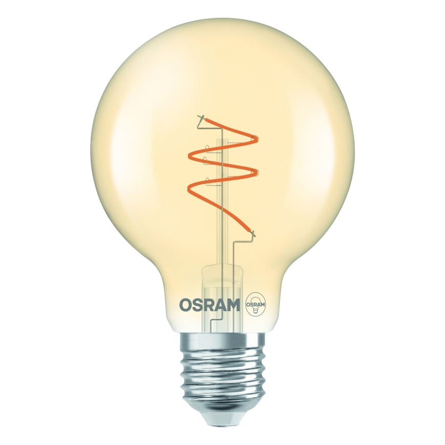 Regulējama LED spuldze VINTAGE FILAMENT E27/4,9W/230V 2200K CRI 90 - Osram