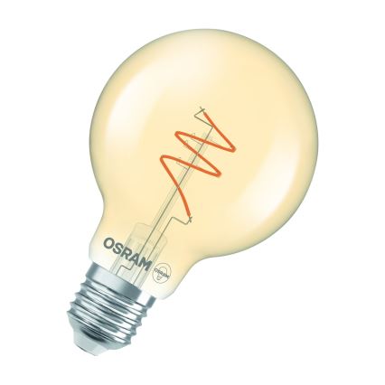 Regulējama LED spuldze VINTAGE FILAMENT E27/4,9W/230V 2200K CRI 90 - Osram