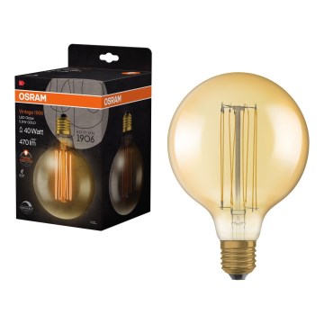 Regulējama LED spuldze VINTAGE FILAMENT E27/5,8W/230V 2200K - Osram