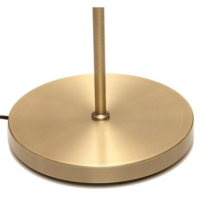 LED regulējama stāvlampa NORA LED/25W/230V 2200/3000/4000K + LED/5W 3000K zelta + tālvadība