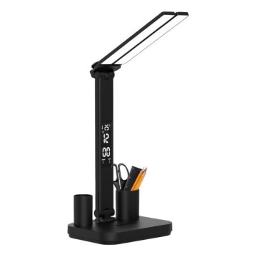 Regulējama LED uzlādējama galda lampa NOBLITE P LED/5W/5V 3000/4000/6000K 2200 mAh melna