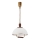 Regulējama lustra RAMONA 1xE27/60W/230V bēša/tumši brūna/priede
