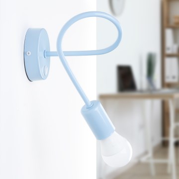 Regulējama sienas lampa OXFORD 1xE27/15W/230V zila