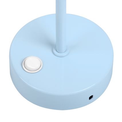 Regulējama sienas lampa OXFORD 1xE27/15W/230V zila