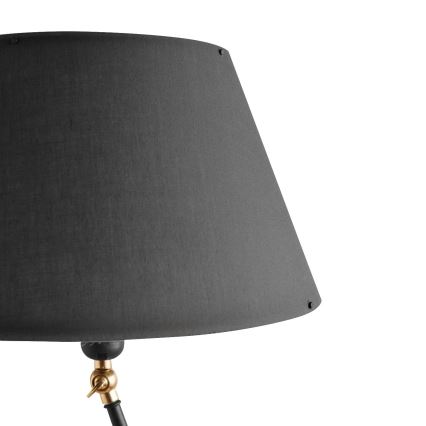 Regulējamā stāvlampa AYD 1xE27/40W/230V melna