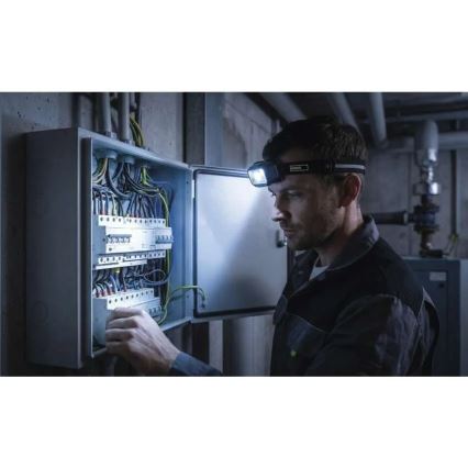 Regulējama uzlādējamā LED galvas lampa/3xAAA/1000 mAh 3,7V