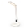 Regulējama uzlādējamā skārienjūtīgā LED galda lampa ar displeju LED/7,5W/1200 mAh 3000/4000/5700K CRI 90 balta