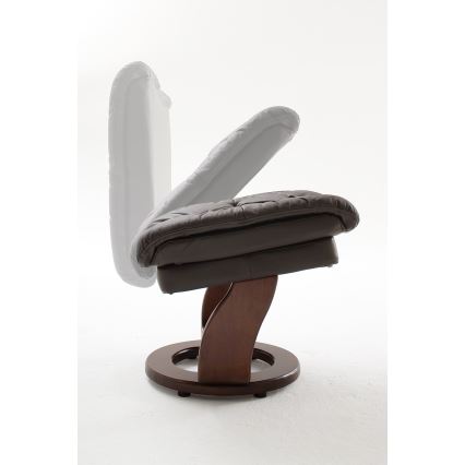 Regulējams atpūtas krēsls HABI brūns/valrieksts