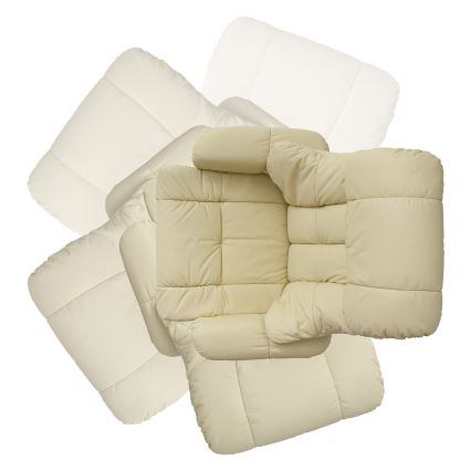 Regulējams atpūtas krēsls HABI krēmkrāsains/dabīgs ozols