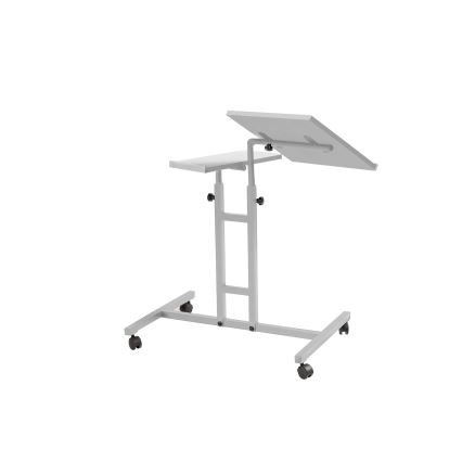Regulējams galds GLEN 87x67 cm balts