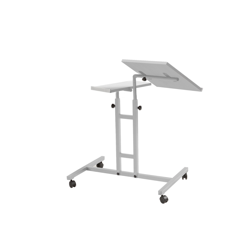 Regulējams galds GLEN 87x67 cm balts