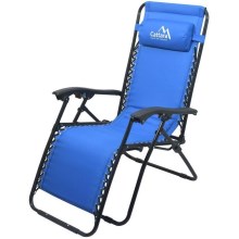 Regulējams kempinga krēsls zila