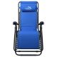 Regulējams kempinga krēsls zila