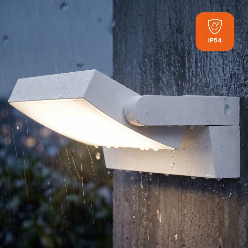 Dimmējams LED āra sienas gaismeklis LED/12/18/24W/230V 3000/4000/6500K IP54 balts