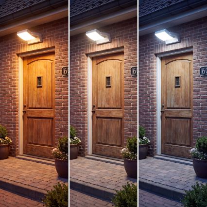 Dimmējams LED āra sienas gaismeklis LED/12/18/24W/230V 3000/4000/6500K IP54 balts