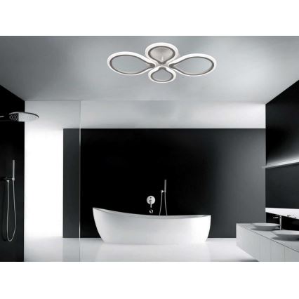 LED griestu gaismeklis TRIESTE ar regulējamu spilgtumu LED/52W/230V + tālvadības pults