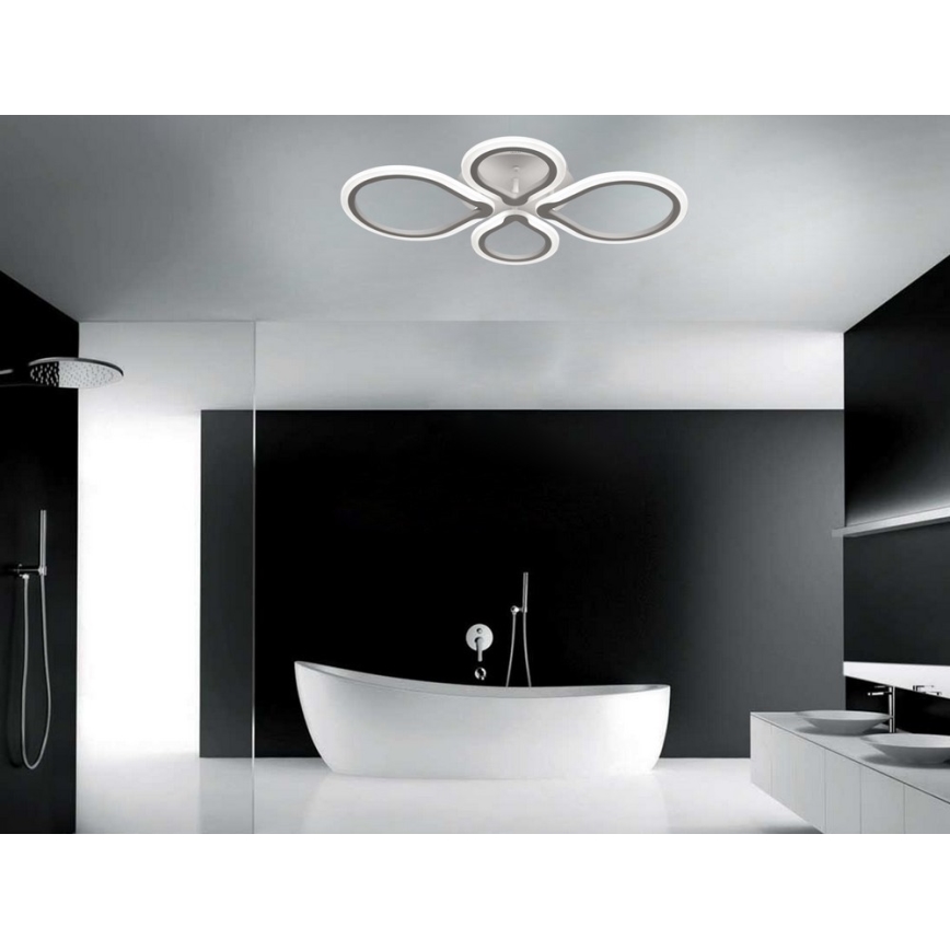LED griestu gaismeklis TRIESTE ar regulējamu spilgtumu LED/52W/230V + tālvadības pults