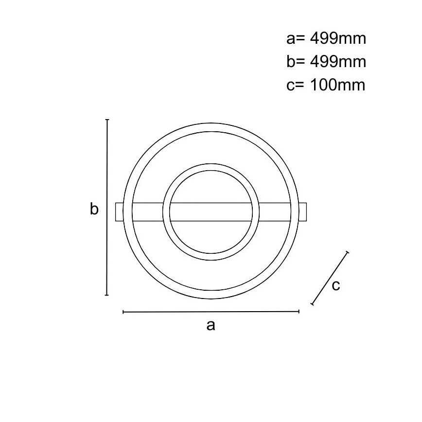 Regulējams LED griestu gaismeklis LED/60W/230V 3000-6500K + tālvadība