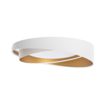 Regulējams LED griestu gaismeklis SMART GALAXY MODERN LED/24W/230V 3000-6500K Ø 55 cm balts/zelts + tālvadības pults