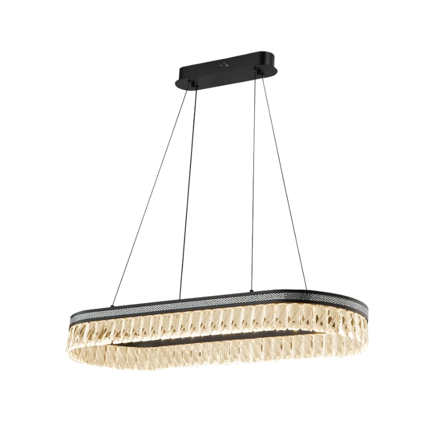 LED dimmējama kristāla lustra uz troses THALIA LED/50W/230V 3000-6000K + tālvadība