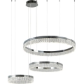 Regulējams LED kristāllustrs uz troses THALIA LED/120W/230V 3000-6000K + tālvadības pults