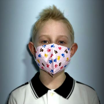 Respirators bērnu izmērs FFP2 NR Kids ķepas 1gab