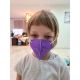 Respirators bērnu izmērs FFP2 NR Kids violets 100gab