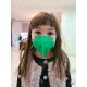 Respirators bērnu izmērs FFP2 NR Kids zaļš 50gab