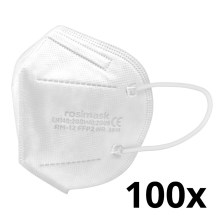 Respirators bērnu izmērs FFP2 ROSIMASK MR-12 NR balta 100gab