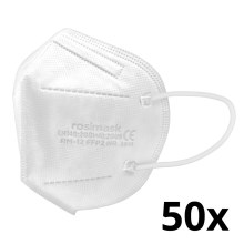 Respirators bērnu izmērs FFP2 ROSIMASK MR-12 NR balts 50gab