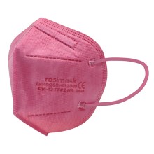 Respirators bērnu izmērs FFP2 ROSIMASK MR-12 NR rozā 1gab