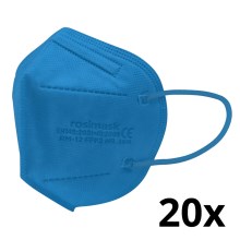 Respirators bērnu izmērs FFP2 ROSIMASK MR-12 NR zils 20gab