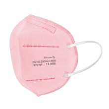 Respirators FFP2 NR CE 0598 rozā 1gab