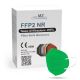 Respirators FFP2 NR CE 0598 zaļš 1gab