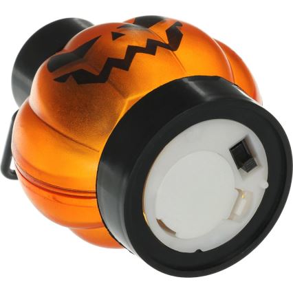 KOMPLEKTS 6x LED Rotājums HALLOWEEN LED/1xCR2032/silti balta ķirbji