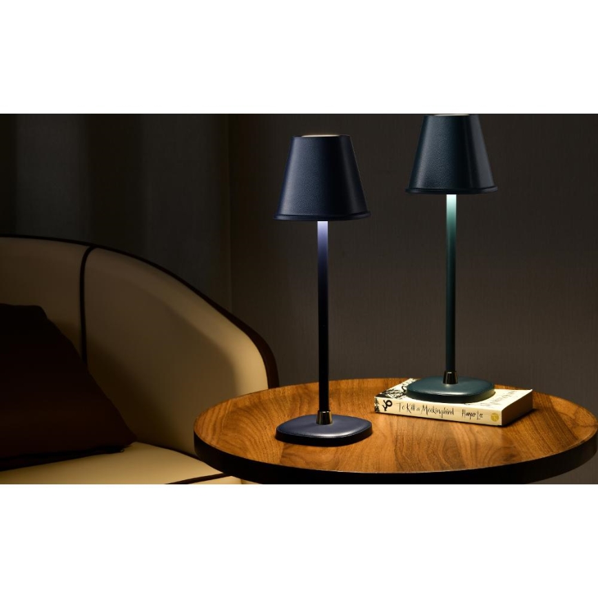 LED Aptumšojama, lādējama galda lampa LED/3W/1800 mAh tumši zila