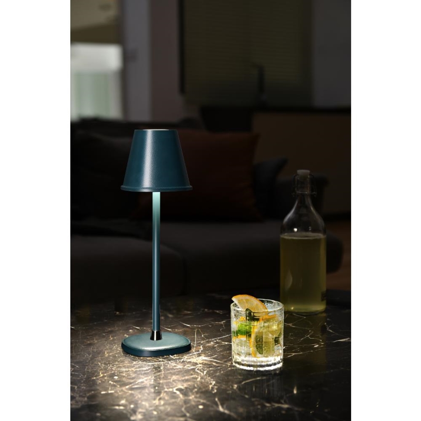 LED Aptumšojama, lādējama galda lampa LED/3W/1800 mAh tumši zila
