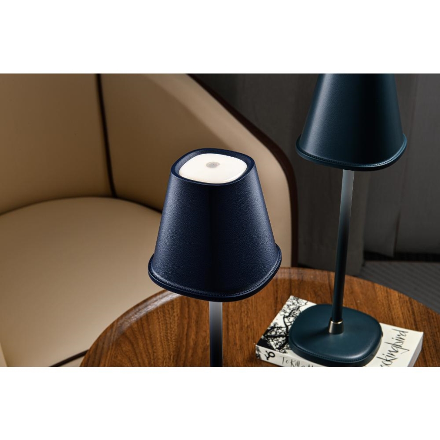 LED Aptumšojama, lādējama galda lampa LED/3W/1800 mAh tumši zila
