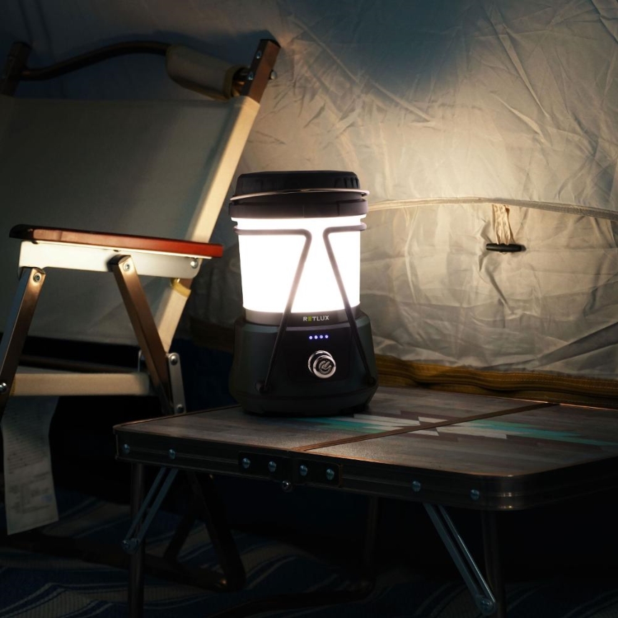 LED Aptumšojama pārvietojams lampa ar lādētājakumulatora funkciju LED/3W/4400 mAh IPX2