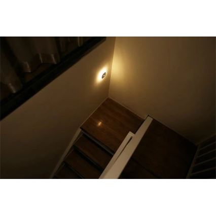 LED Orientēšanās lampa ar sensoru LED/0,45W/3xAAA 3000K balta