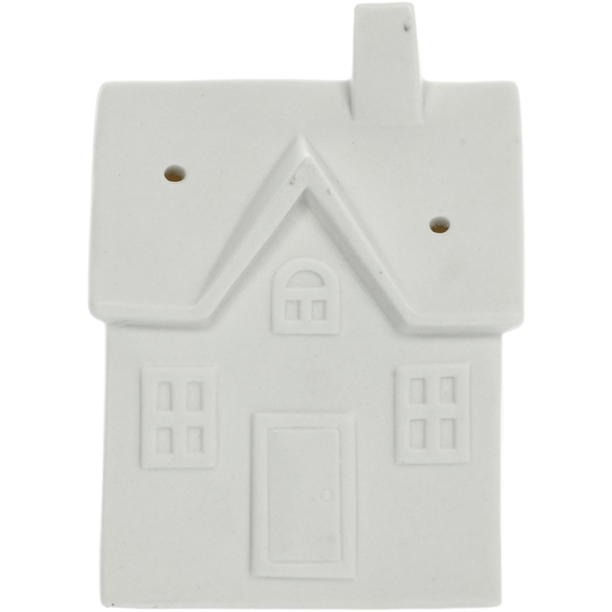 LED Porcelāns rotājums LED/3xLR44/silti balta māja balta