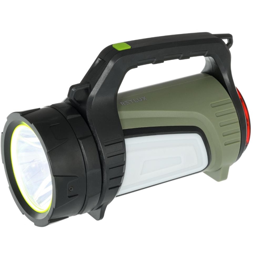 Retlux - LED ar regulējamu spilgtumu āra uzlādējamā laterna ar powerbankas funkciju LED/21W/4400 mAh IP44