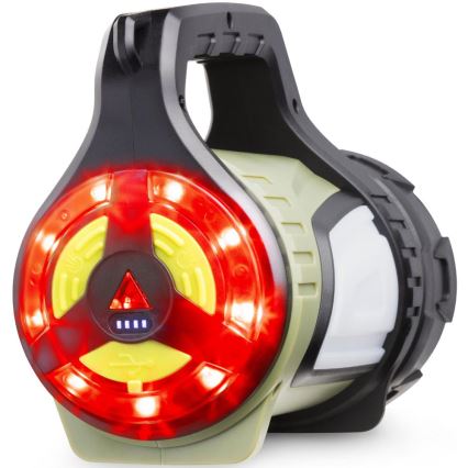 Retlux - LED ar regulējamu spilgtumu āra uzlādējamā laterna ar powerbankas funkciju LED/21W/4400 mAh IP44