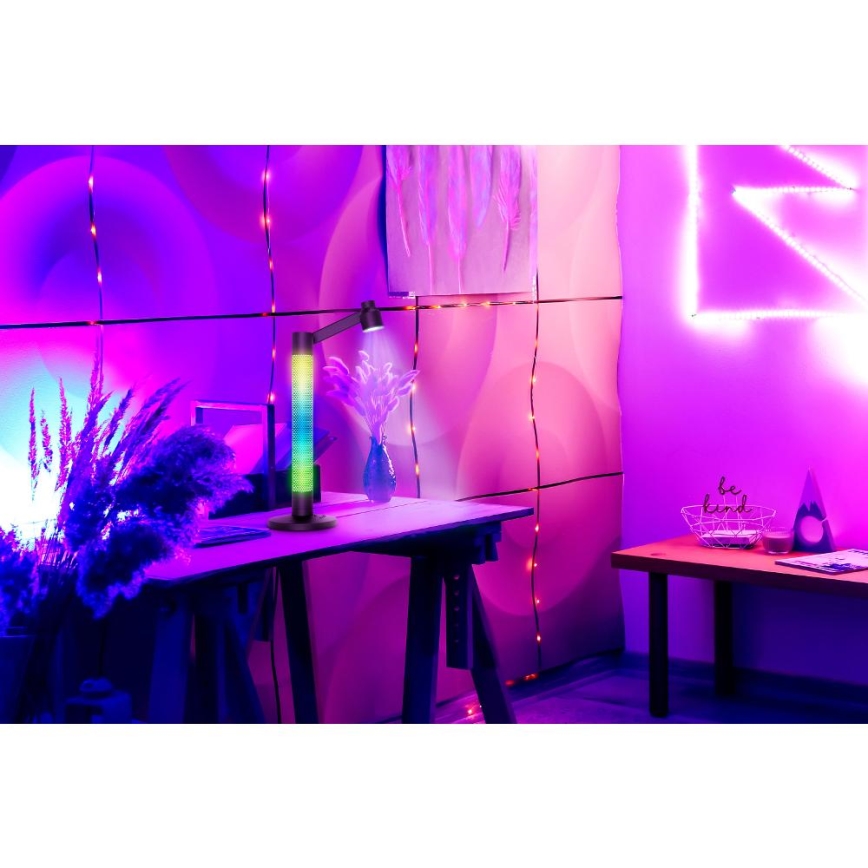 LED RGBW Aptumšojama galda lampa LED/10W/5V 2700-6000K Wi-Fi Tuya + tālvadības pults
