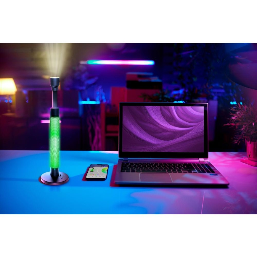 LED RGBW Aptumšojama galda lampa LED/10W/5V 2700-6000K Wi-Fi Tuya + tālvadības pults