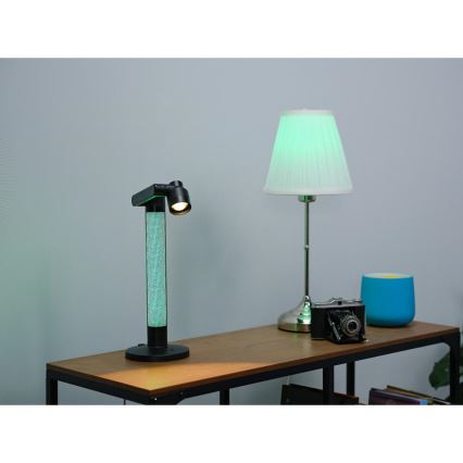 LED RGBW Aptumšojama galda lampa LED/10W/5V 2700-6000K Wi-Fi Tuya + tālvadības pults