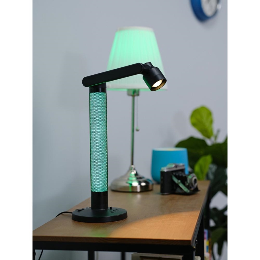 LED RGBW Aptumšojama galda lampa LED/10W/5V 2700-6000K Wi-Fi Tuya + tālvadības pults