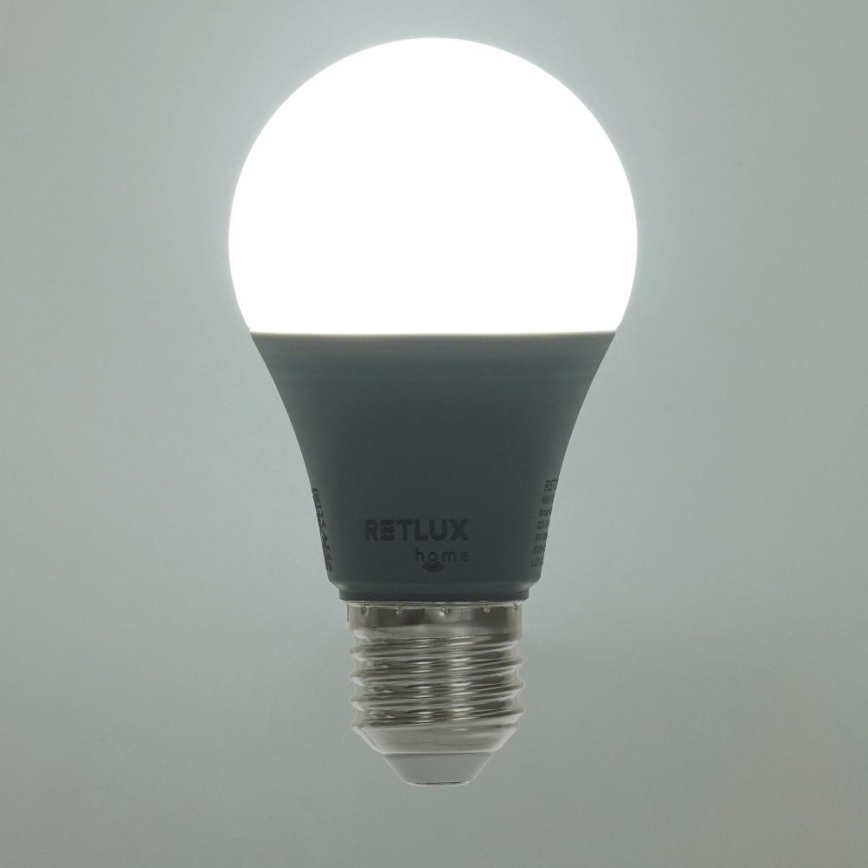 LED RGBW Aptumšojama spuldze A60 E27/9W/230V 2700-6500K Wi-Fi Tuya