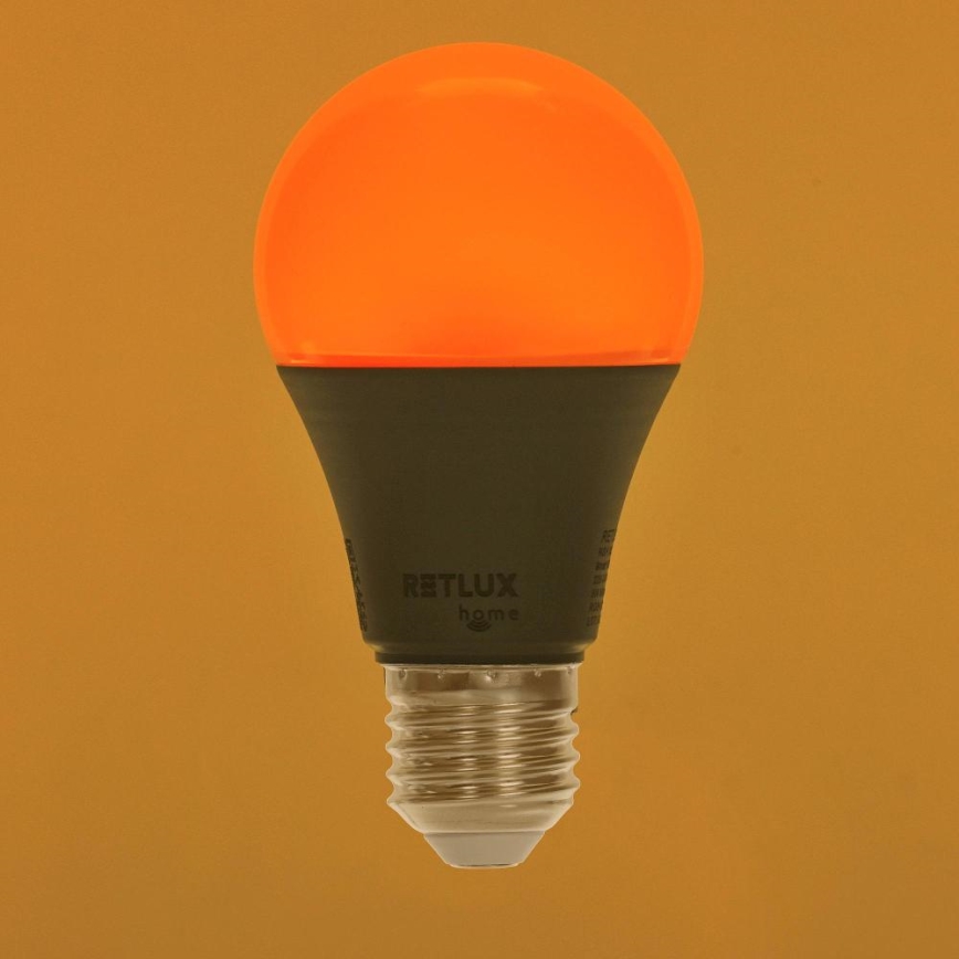 LED RGBW Aptumšojama spuldze A60 E27/9W/230V 2700-6500K Wi-Fi Tuya