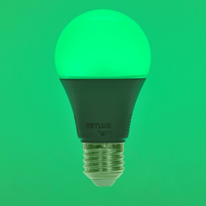 LED RGBW Aptumšojama spuldze A60 E27/9W/230V 2700-6500K Wi-Fi Tuya